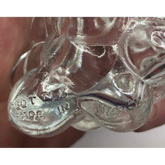 Vintage Glass Grape Cluster Wine Decanter Made in France - Picture 3 of 5